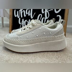 Nicole Miller New York ‘Brita’ Pearl Sneakers 9.5